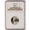 Image 1 : 1948-D Washington Quarter Coin NGC MS65