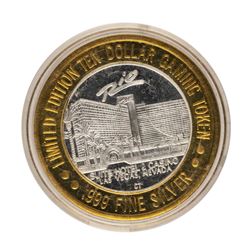 .999 Fine Silver Rio Las Vegas, Nevada $10 Limited Edition Gaming Token