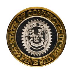 .999 Fine Silver Foxwoods Resort Casino Connecticut $10 Limited Edition Gaming T
