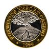 Image 2 : .999 Fine Silver Foxwoods Resort Casino Connecticut $10 Limited Edition Gaming T
