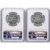 Image 2 : Lot of 1966 & 1967 SMS Kennedy Half Dollar Coins NGC MS67