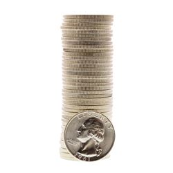 Roll of (40) Brilliant Uncirculated 1961-D Washington Quarter Coins