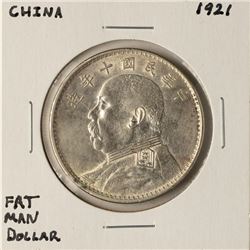 1921 China Fat Man Dollar