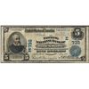 Image 1 : 1902 $5 National Bank Wilkes-Barre, PA CH# 732 National Currency Note