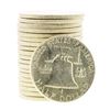 Image 2 : Roll of (20) Brilliant Uncirculated 1961 Franklin Half Dollar Coins