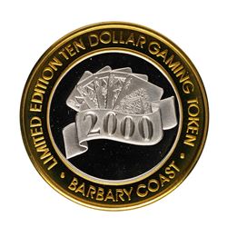 .999 Fine Silver Barbary Coast Las Vegas, Nevada $10 Limited Edition Gaming Toke