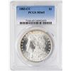 Image 1 : 1883-CC $1 Morgan Silver Dollar Coin PCGS MS65