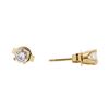 Image 2 : 14KT Yellow Gold 0.50 ctw Diamond Stud Earrings