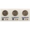 Image 2 : Lot of (3) 1976-D Type 3 Eisenhower Dollar Coins PCGS MS65 Type 2
