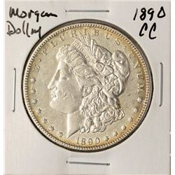 1890-CC $1 Morgan Silver Dollar Coin