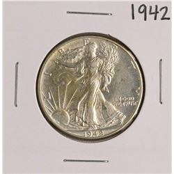 1942 Walking Liberty Half Dollar Coin