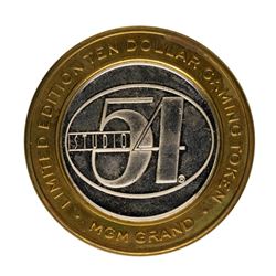 .999 Fine Silver MGM Grand Las Vegas, Nevada $10 Limited Edition Gaming Token