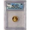 Image 1 : 2006 $5 American Gold Eagle Coin ICG MS70 First Day of Issue