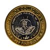Image 2 : .999 Fine Silver St. Croix Casino Turtle Lake $10 Limited Edition Gaming Token