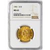 Image 1 : 1901 $10 Liberty Head Eagle Gold Coin NGC MS63
