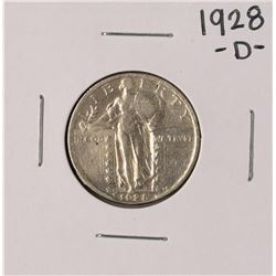 1928-D Standing Liberty Quarter Coin