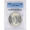 Image 1 : 1928 $1 Peace Silver Dollar Coin PCGS MS61