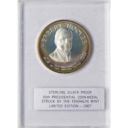 1967 Limited Edition Sterling Silver Proof Presidential Medal