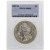 Image 1 : 1887-O $1 Morgan Silver Dollar Coin PCGS MS62