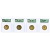 Image 1 : Lot of (4) 2003 Sacagawea Dollar Coins ICG MS67