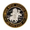 Image 2 : .999 Silver Chief Medicine Crow $10 Limited Native American Series Gaming Token