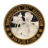 Image 1 : .999 Fine Silver Bartholomew Bat Masterson $10 Limited Edition Gaming Token