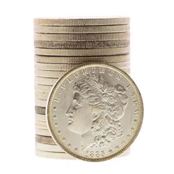 Roll of (20) Brilliant Uncirculated 1885-O $1 Morgan Silver Dollar Coins