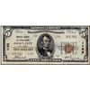 Image 1 : 1929 $5 Hudson County NB Jersey City, NJ CH# 1182 National Currency Note