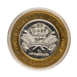 .999 Fine Silver Las Vegas Club $10 Limited Edition Gaming Token