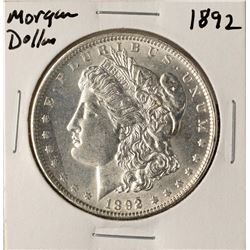 1892 $1 Morgan Silver Dollar Coin