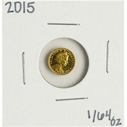 2015 Australia Gold Angel 1/64 oz Gold Coin