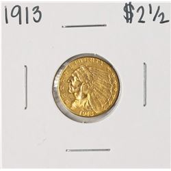 1913 $2 1/2 Indian Head Quarter Eagle Gold Coin