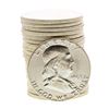 Image 1 : Roll of (20) Brilliant Uncirculated 1963 Franklin Half Dollar Coins