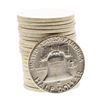 Image 2 : Roll of (20) Brilliant Uncirculated 1963 Franklin Half Dollar Coins