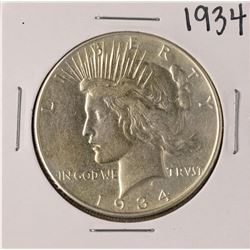 1934 $1 Peace Silver Dollar Coin