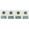 Image 2 : Lot of (4) 2007-P George Washington Presidential Dollar Coins NGC MS65 FDOI