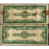 Image 2 : Lot of (2) 1923 $1 Silver Certificate Notes