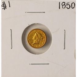 1850 $1 Liberty Head Gold Dollar Coin
