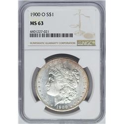1900-O $1 Morgan Silver Dollar Coin NGC MS63