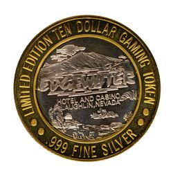 .999 Fine Silver Edgewater Laughlin, Nevada $10 Limited Edition Gaming Token