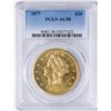 Image 1 : 1877 $20 Liberty Head Double Eagle Gold Coin PCGS AU58