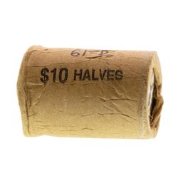 Original Bank Roll of (20) Brilliant Uncirculated 1961-D Franklin Half Dollar Co