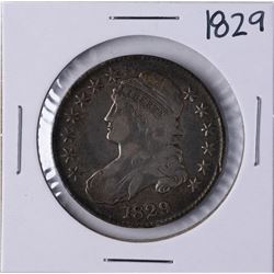 1829 Capped Bust Half Dollar Coin