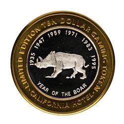 .999 Fine Silver Sam Boyd's California Casino $10 Limited Edition Gaming Token