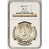 Image 1 : 1880-CC $1 Morgan Silver Dollar Coin NGC MS63