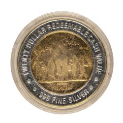 .999 Fine Silver Tropicana Las Vegas, Nevada $10 Limited Edition Gaming Token