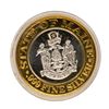 Image 1 : .999 Fine Silver Foxwoods Casino Maine $10 Limited Edition Gaming Token