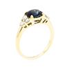 Image 4 : 14KT Yellow Gold 2.48 ctw Sapphire and Diamond Ring