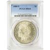 Image 1 : 1880-S $1 Morgan Silver Dollar Coin PCGS MS64