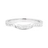 Image 2 : Platinum 0.14 ctw Diamond Band